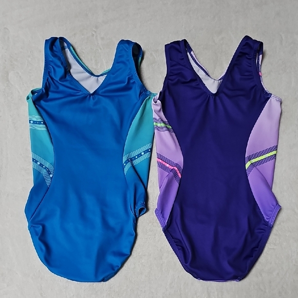 Lot of 2 GK Elite Leotards Size Child Large - Picture 2 of 6
